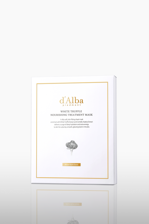 Set 5 mặt nạ thuần chay nuôi dưỡng da d'Alba White Truffle Nourishing Treatment Mask 25ml*5packs